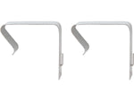 Quartet Cubicle Hangers, Silver, 1/Pair (7501)