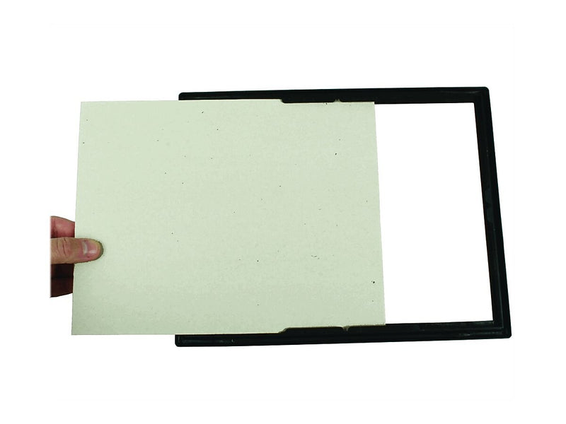 NuDell EZ Mount Plastic Certificate Frame, Black (11880)