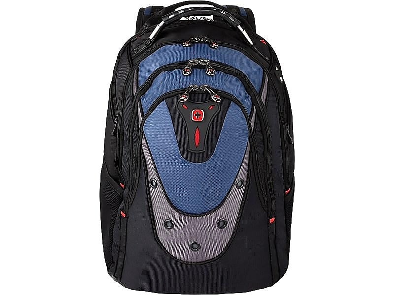 Wenger Ibex Laptop Backpack, Black/Blue (27316060)