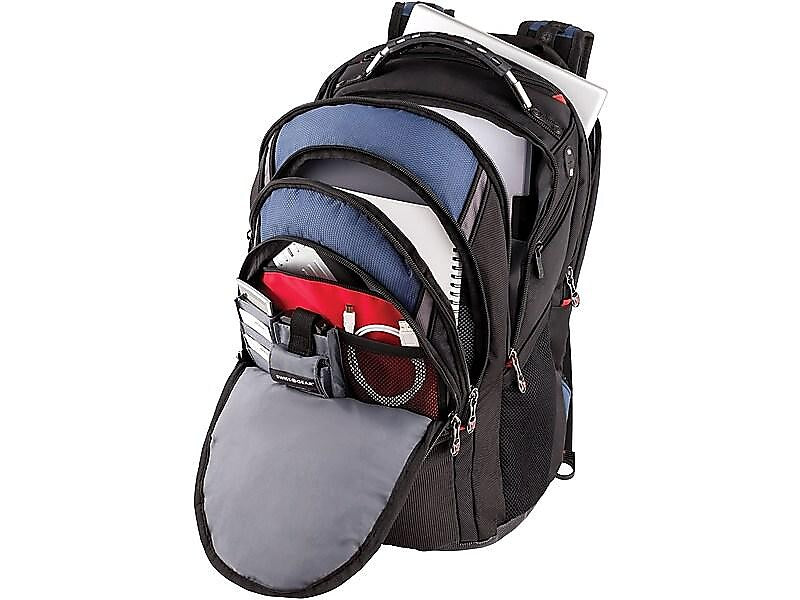 Wenger Ibex Laptop Backpack, Black/Blue (27316060)