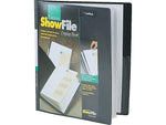 Cardinal Custom ShowFile Presentation Book, Letter Size, 12-Pockets, Black (CRD 50132CB)