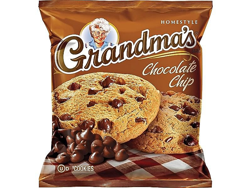 Grandma's Chocolate chip Cookies, 2.5 oz., 60 Packs/Box (FRI45092)