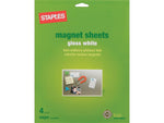 Staples Magnetic Glossy Photo Paper, 8.5" x 11", 4/Pack (34747-CC)