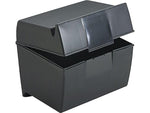 Oxford 4" x 6" Index Card Box, Black (OXF 01461)