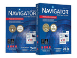 Navigator Premium 8.5" x 11" Multipurpose Paper, 24 lbs., 99 Brightness, 500/Ream, 10 Reams/Carton (NMP1124)