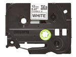 Brother P-touch TZe-FX231 Laminated Flexible ID Label Maker Tape, 1/2" x 26-2/10', Black on White (TZe-FX231)