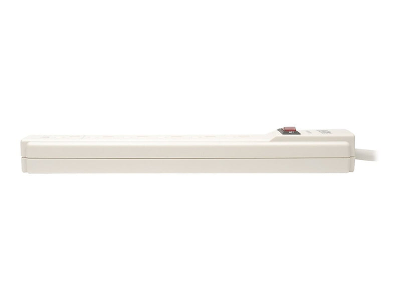 Tripp Lite Protect It! 6-Outlet Surge Protector, 4' Cord, Light Gray (TRPTLP604)