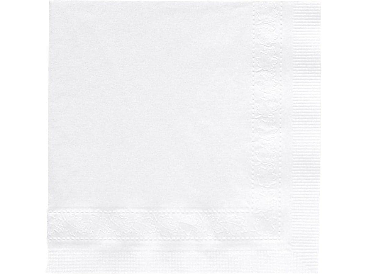 Hoffmaster Beverage Napkins, 2-Ply, Regal White, 1000/Carton (180300)
