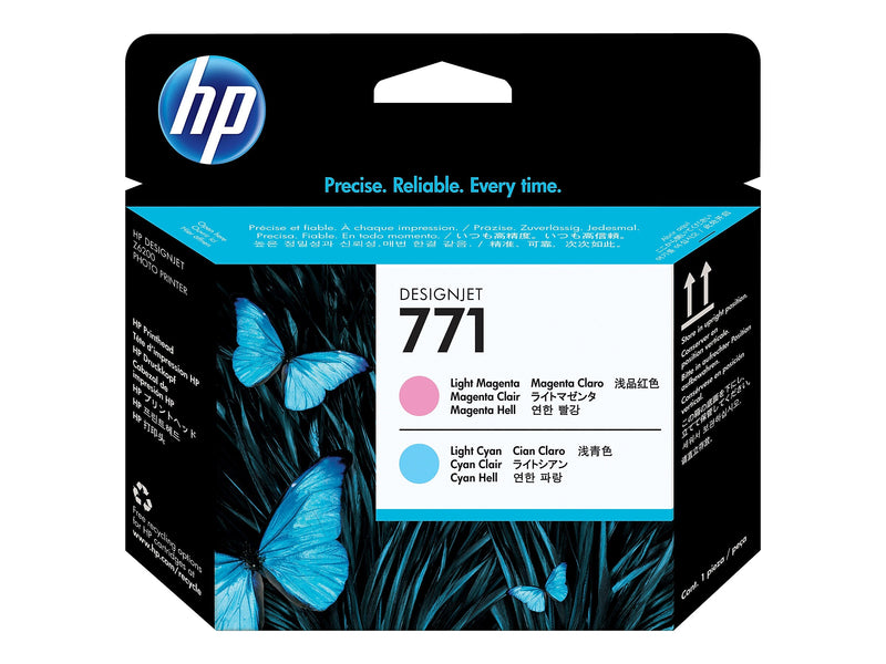 HP 771 Printhead, Light Magenta/Light Cyan (CE019A)