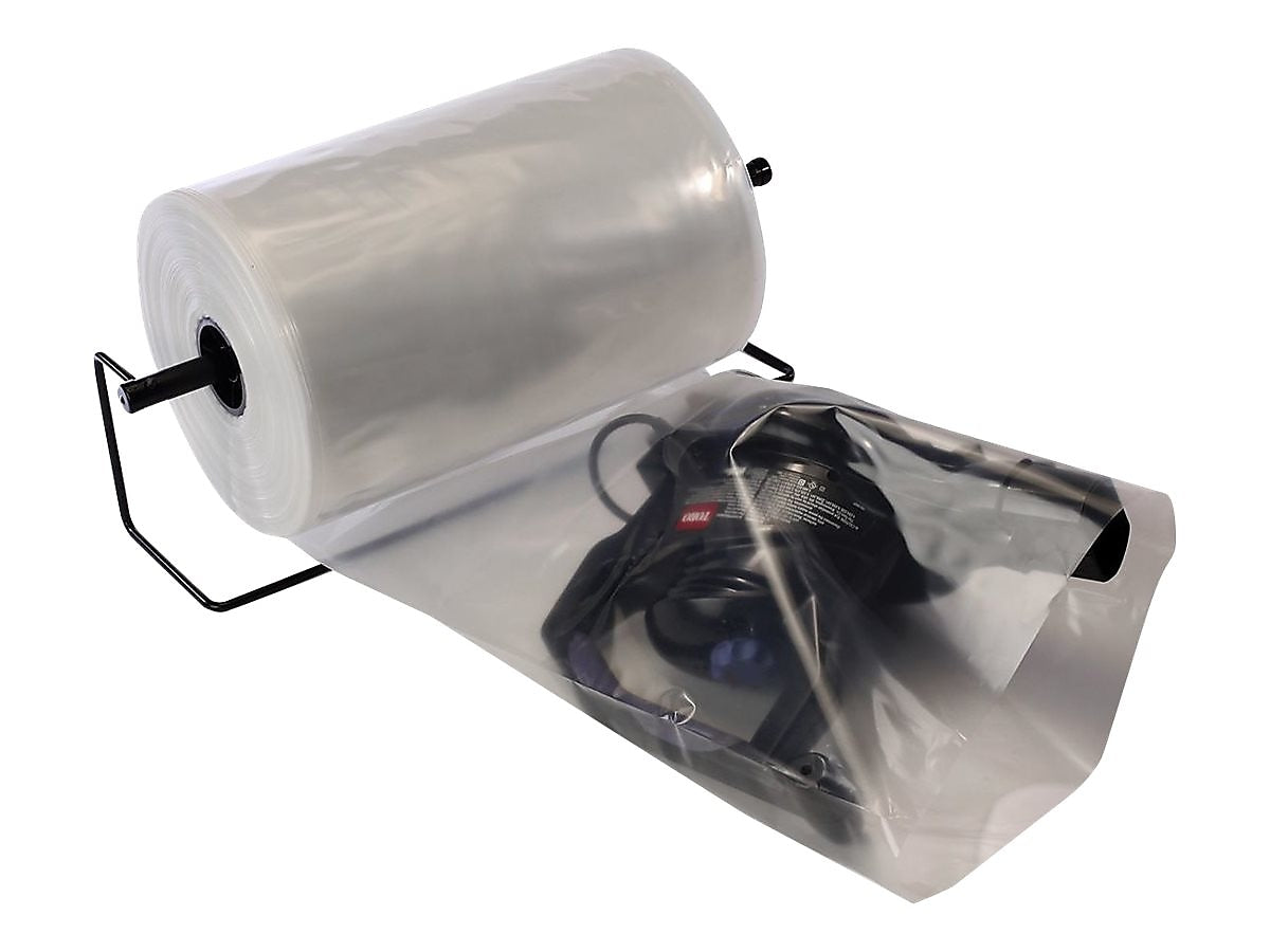 8" x 12" Layflat Poly Bags, Bags on a Roll, 2 Mil, Clear (PT2204)