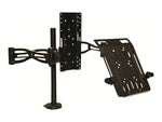 Fellowes Professional Series Adjustable Dual Monitor Arm, Up to 32" Monitor, Black (8041701)
