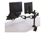 Fellowes Professional Series Adjustable Dual Monitor Arm, Up to 32" Monitor, Black (8041701)