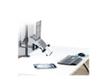 Fellowes Professional Series Adjustable Dual Monitor Arm, Up to 32" Monitor, Black (8041701)