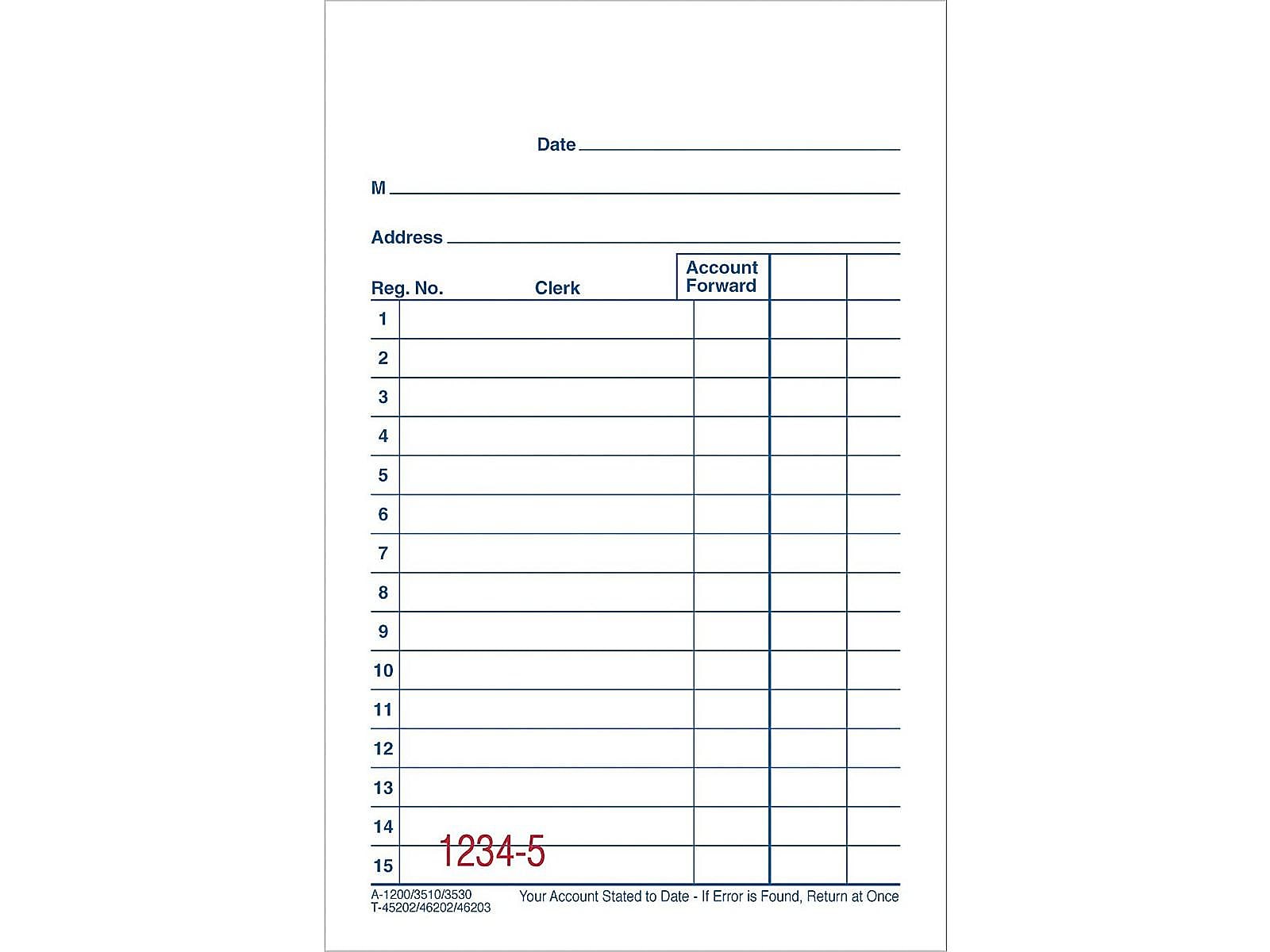 Adams 2-Part Carbonless Sales Orders, 5.63"L x 3.34"W, 50 Sets/Book, 10/Pack (DC3510)