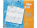 TOPS 3-Part Carbonless Bill of Lading, 8.5"L x 7"W, 50 Sets/Book (3841)
