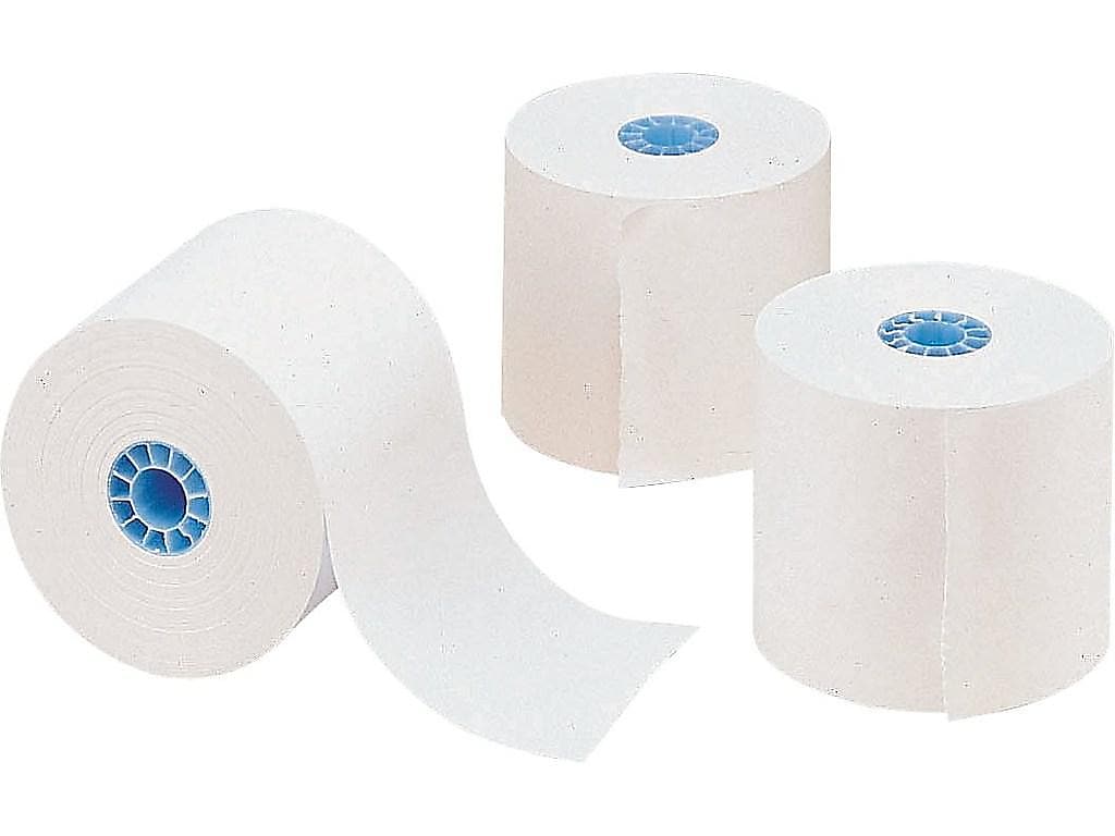 Staples Thermal Cash Register/POS Rolls, 1-Ply, 2 1/4" x 85', 3/Pack (18234-CC)