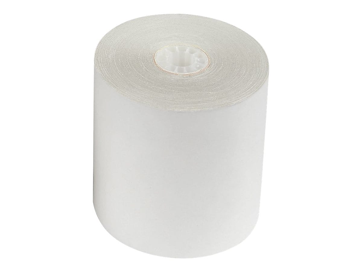 Staples Carbonless Paper Roll, 2-Ply, 3" x 100', White, 1 Roll (18300-CC)