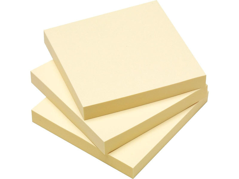 Simply Notes, 3" x 3", Yellow, 100 Sheet/Pad, 18 Pads/Pack (MMM654918PK)