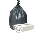 Berry Global Platinum Plus 45 Gallon Industrial Trash Bag, 39" x 46", Low Density, 1.55 mil, Gray, 50 Bags/Box (PLA4870)