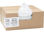 Berry Global Classic 33 Gallon Industrial Trash Bag, 33" x 39", Low Density, 0.6 mil, Clear, 250 Bags/Box (WEBBC40-538942)