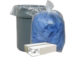 Berry Global Classic 60 Gallon Industrial Trash Bag, 38" x 58", Low Density, 0.9 mil, Clear, 100 Bags/Box (WEBBC60-538991)