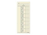 Adams Time Cards for Acroprint 125, ES700, ES900, ESP180 Time Clock, 200/Pack (ABF 9660-200)