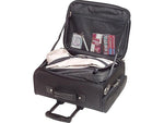 Solo New York Midtown Collection Columbus Laptop Rolling Briefcase, Black Polyester (B64-4)
