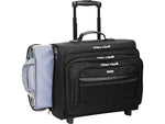 Solo New York Midtown Collection Columbus Laptop Rolling Briefcase, Black Polyester (B64-4)
