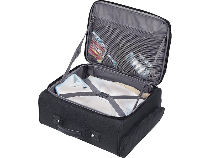 Solo New York Midtown Collection Columbus Laptop Rolling Briefcase, Black Polyester (B64-4)