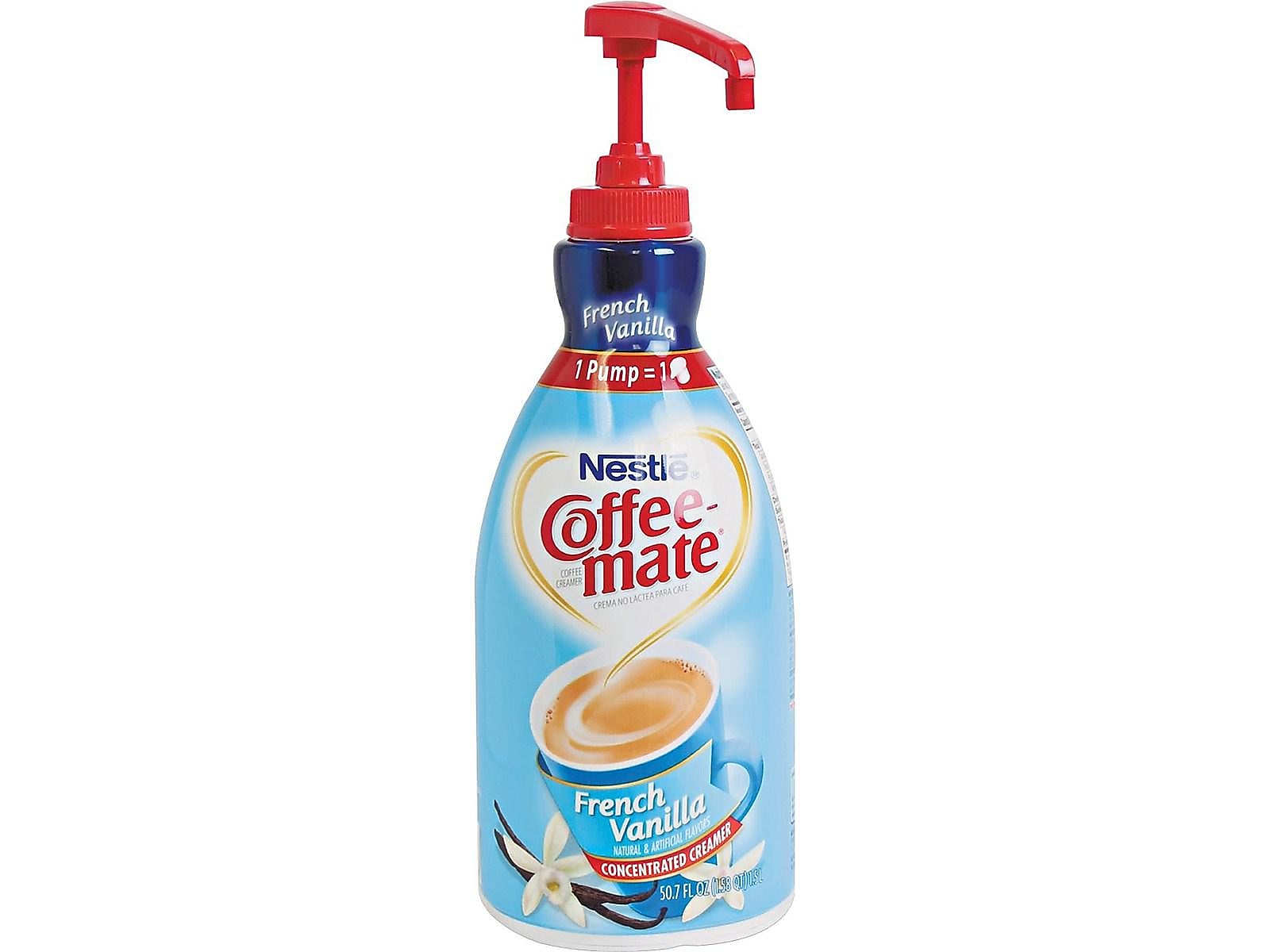 Coffee mate French Vanilla Liquid Creamer, 50.7 oz., 2/Carton (NES31803CT)