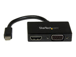 StarTech Mini DisplayPort to HDMI or VGA DisplayPort Adapter, Male to Female (MDP2HDVGA)