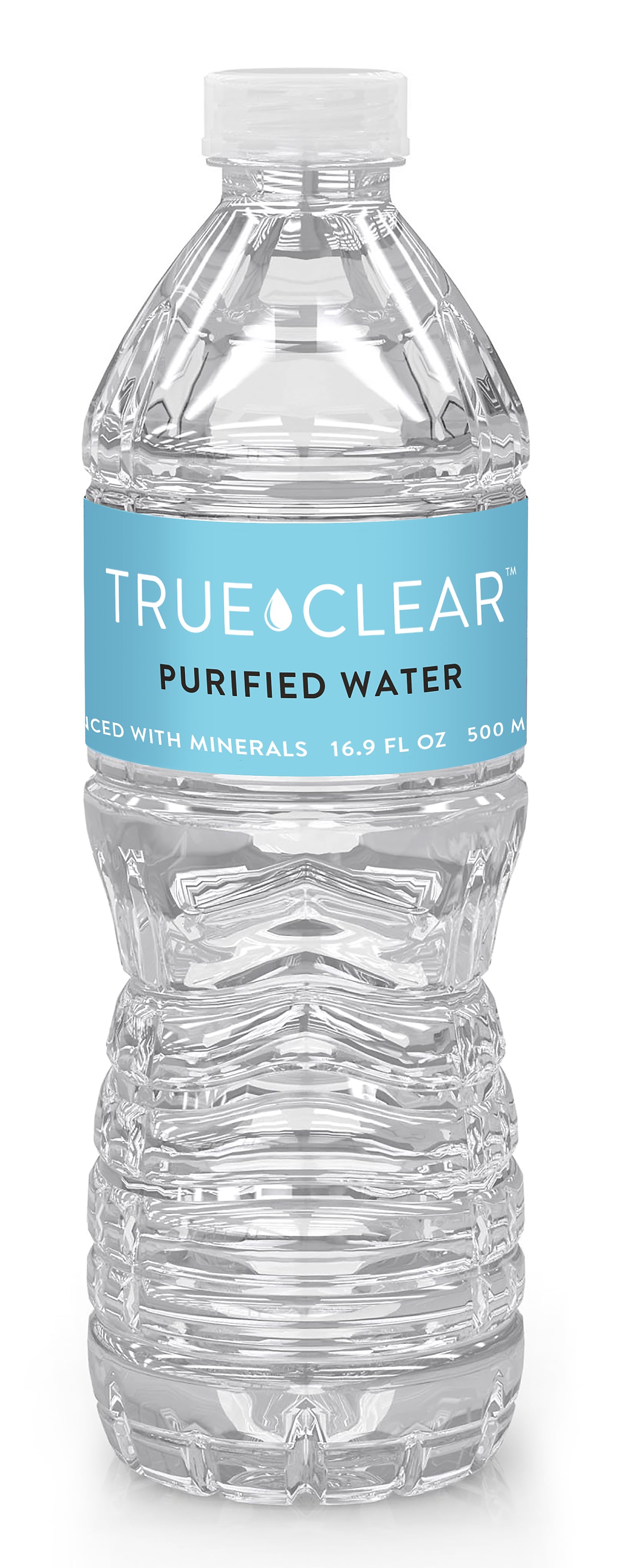 True Clear Purified Water, 16.9 fl oz, 24 Bottles/Case, 84 Cases/Pallet (TC54594PL)