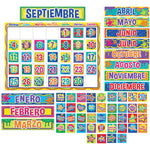 Eureka Color My World Spanish Calendar Bulletin Board Set, 83 pieces (EU-847048)