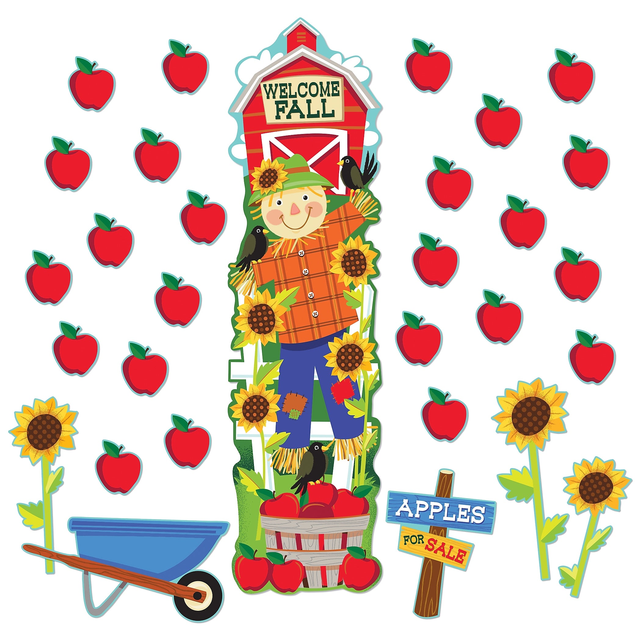 Eureka Fall / Harvest All-In-One Door Decor Kit, 3 Kits (EU-849308)