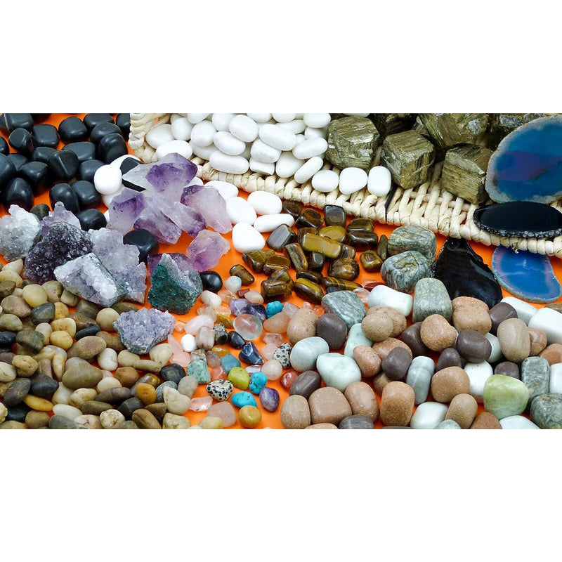 Center Enterprises Ready2Learn Natural Assortments, Stones & Minerals, 11/Pack (CE-6944)