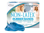 Alliance Rubber Non-Latex Multi-Purpose #64 Rubber Bands, 3.5" x 0.25", Non-Latex, Cyan Blue, 95/Pack (42649)
