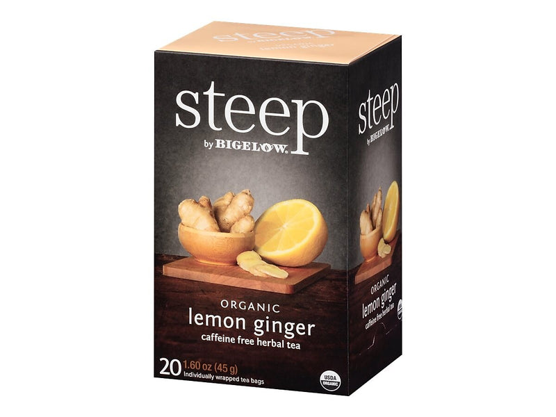 Steep Herbal Tea Bags, 20/Box (17704)