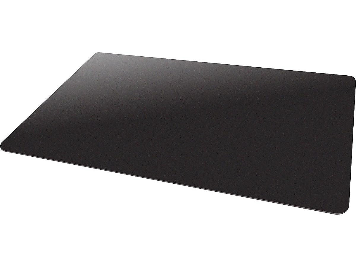 Deflect-O Black Mat Hard Floor Chair Mat, 45" x 53'', Black (CM21242BLKCOM)
