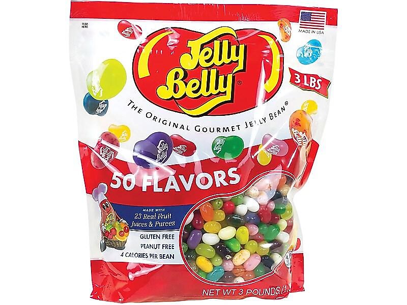 Jelly Belly Assorted 50 Flavors Jelly Beans, 48 oz (220-00020)