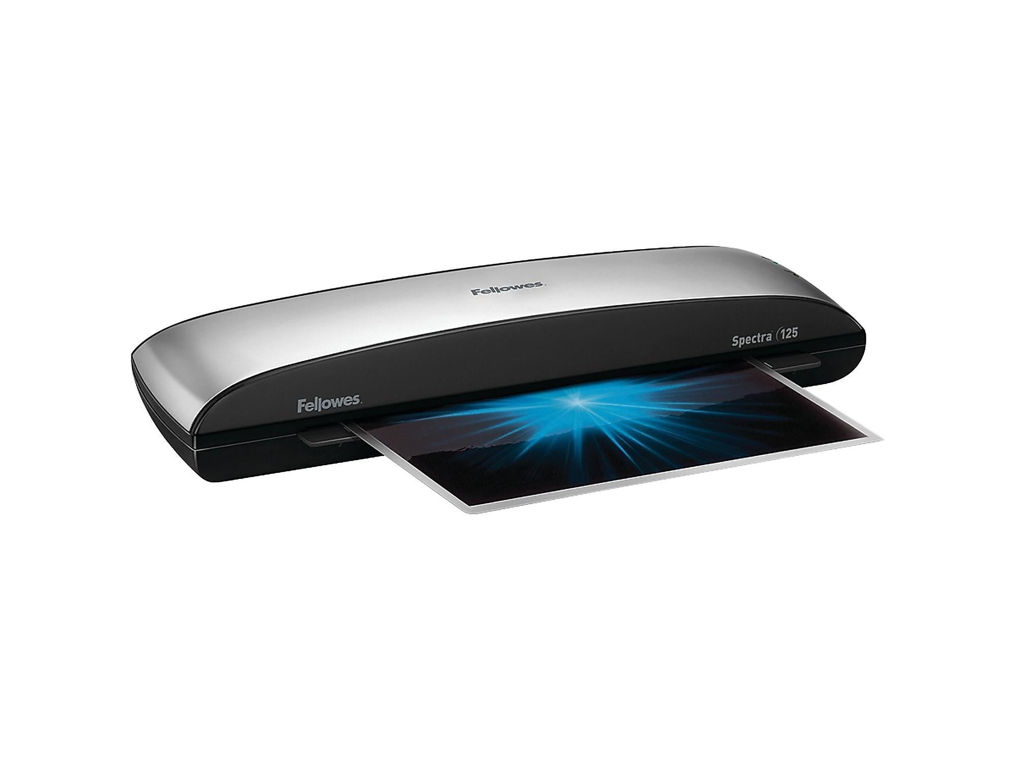Fellowes Spectra 125 Thermal Laminator, 12.5" Width, Silver/Black (FLW5739701)