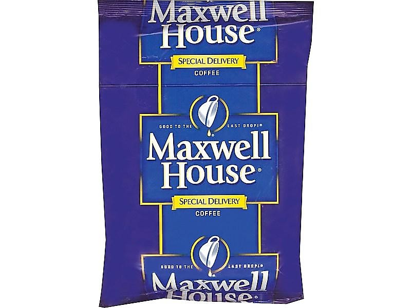 Maxwell House Special Delivery Filter Packs Coffee, Medium Roast, 42/Carton (862400)