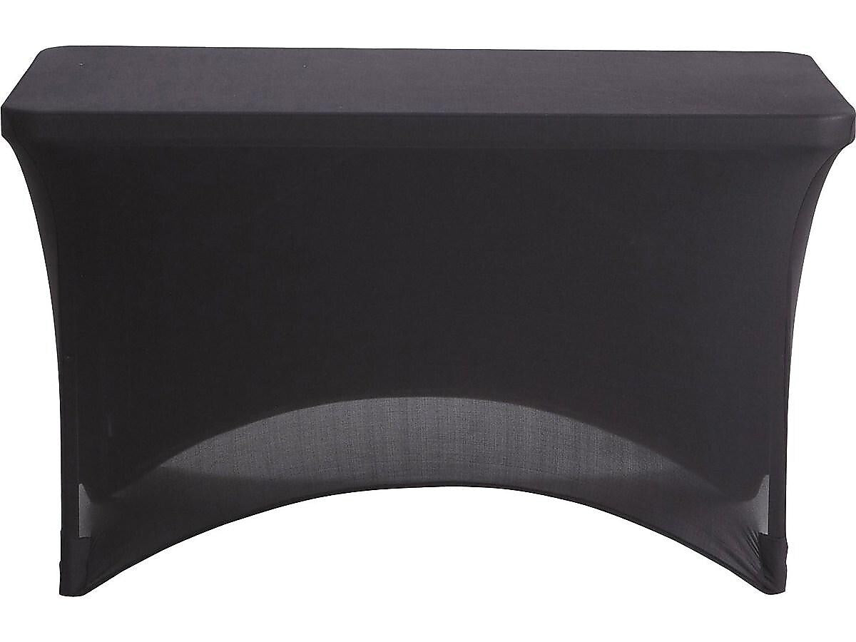 ICEBERG 30"W x 72"L Table Cover, Black, Each (16521)