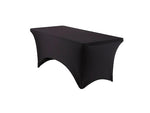 ICEBERG 30"W x 72"L Table Cover, Black, Each (16521)