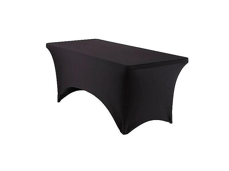 ICEBERG 30"W x 72"L Table Cover, Black, Each (16521)