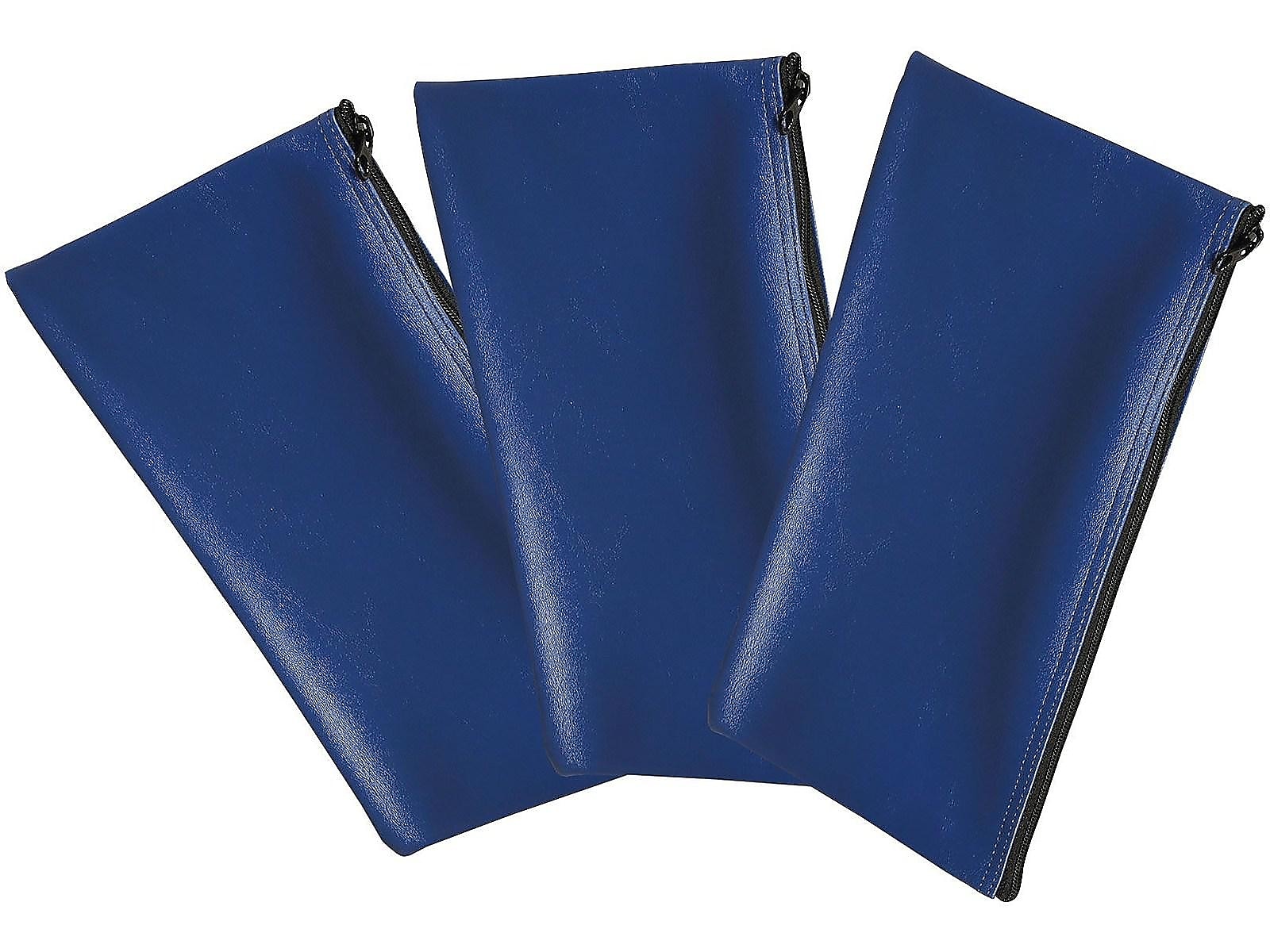 Honeywell Multipurpose Zipper Bag Deposit Bags, Blue, 18/Pack (6503-CT)