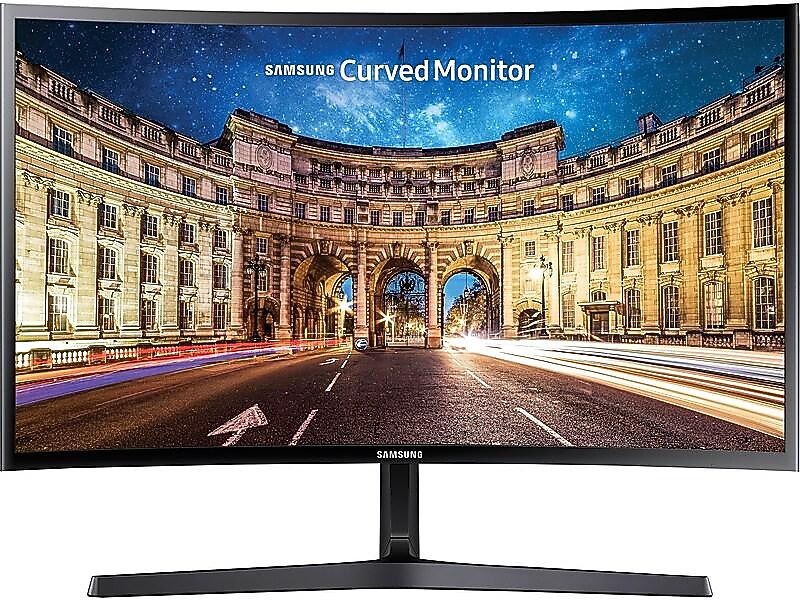 Samsung CF398 LC27F398FWNXZA 27" LED Monitor, High Glossy Black