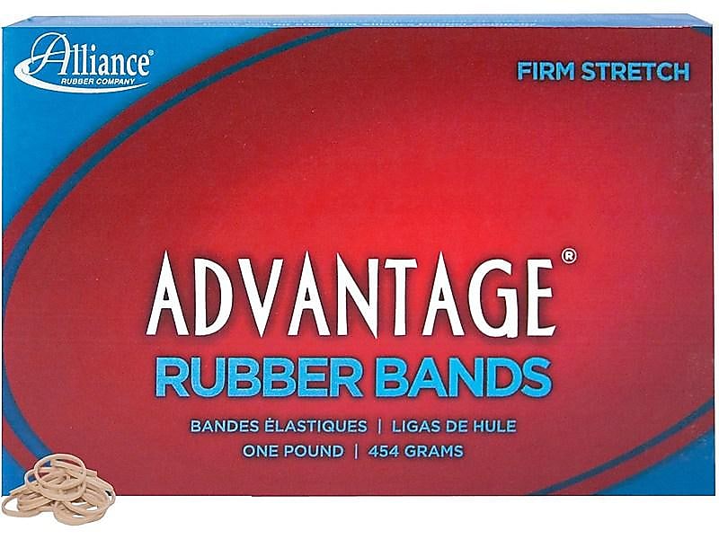 Alliance Advantage Multi-Purpose #8 Rubber Bands, 7/8" x 1/16", Natural Crepe, 5200/Box (26085)
