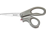 Westcott E-Z Open 8" Stainless Steel Multi-Purpose Scissors, Pointed Tip, Gray (13227)
