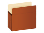 Pendaflex Reinforced File Pocket, 5 1/4" Expansion, Letter Size, Brown (PFXS34G)