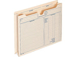 Adams Pre-Printed Heavy Duty Reinforced File Pocket, 2" Expansion, Letter Size, Manila, 15/Pack (9294E)